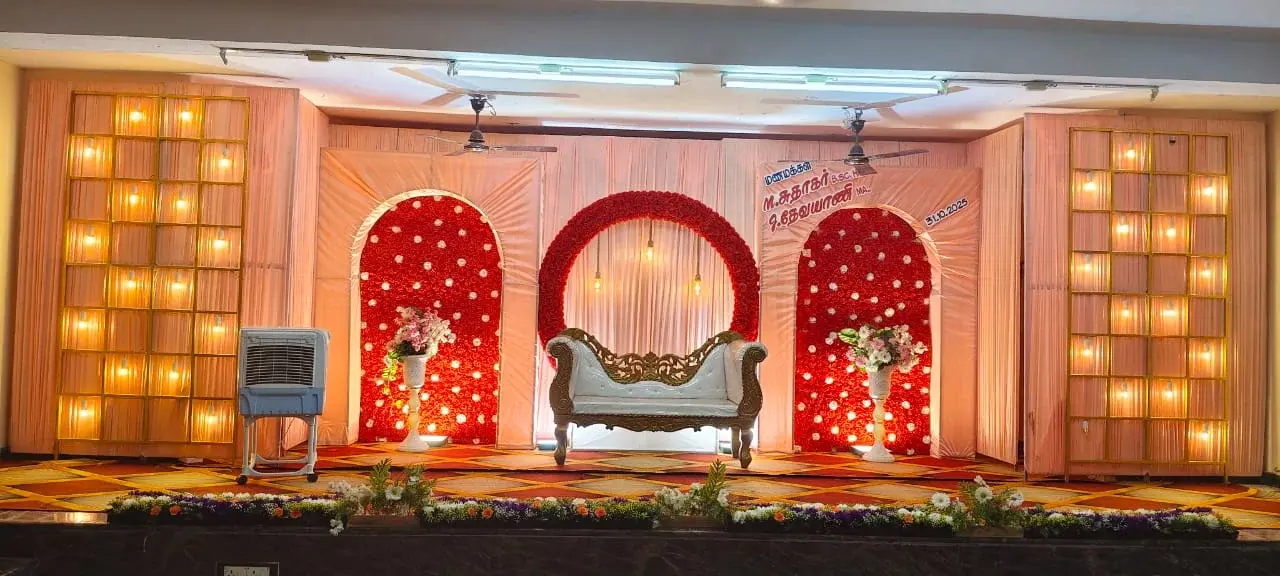 Stage decoration background