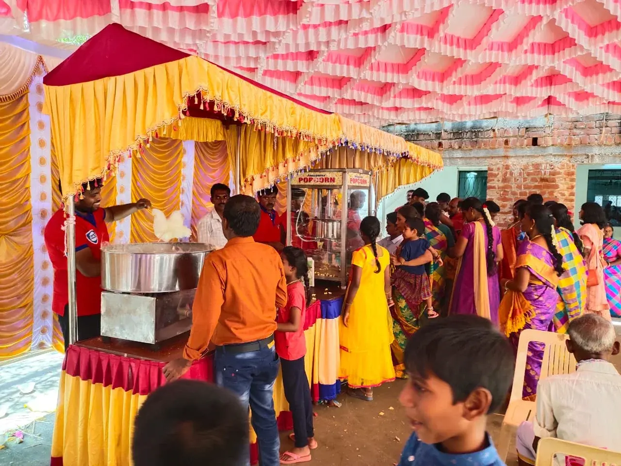 popcorn stall decoration